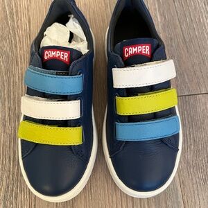 Camper Kids  Twins Multicolored leather sneakers $120.Size EU 27/ US 9